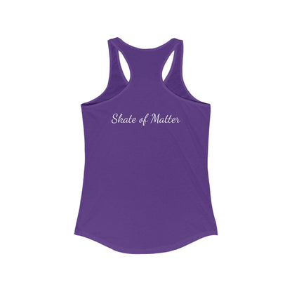 Women's Colorful Skate Like Nobody's Watching Racerback Tank