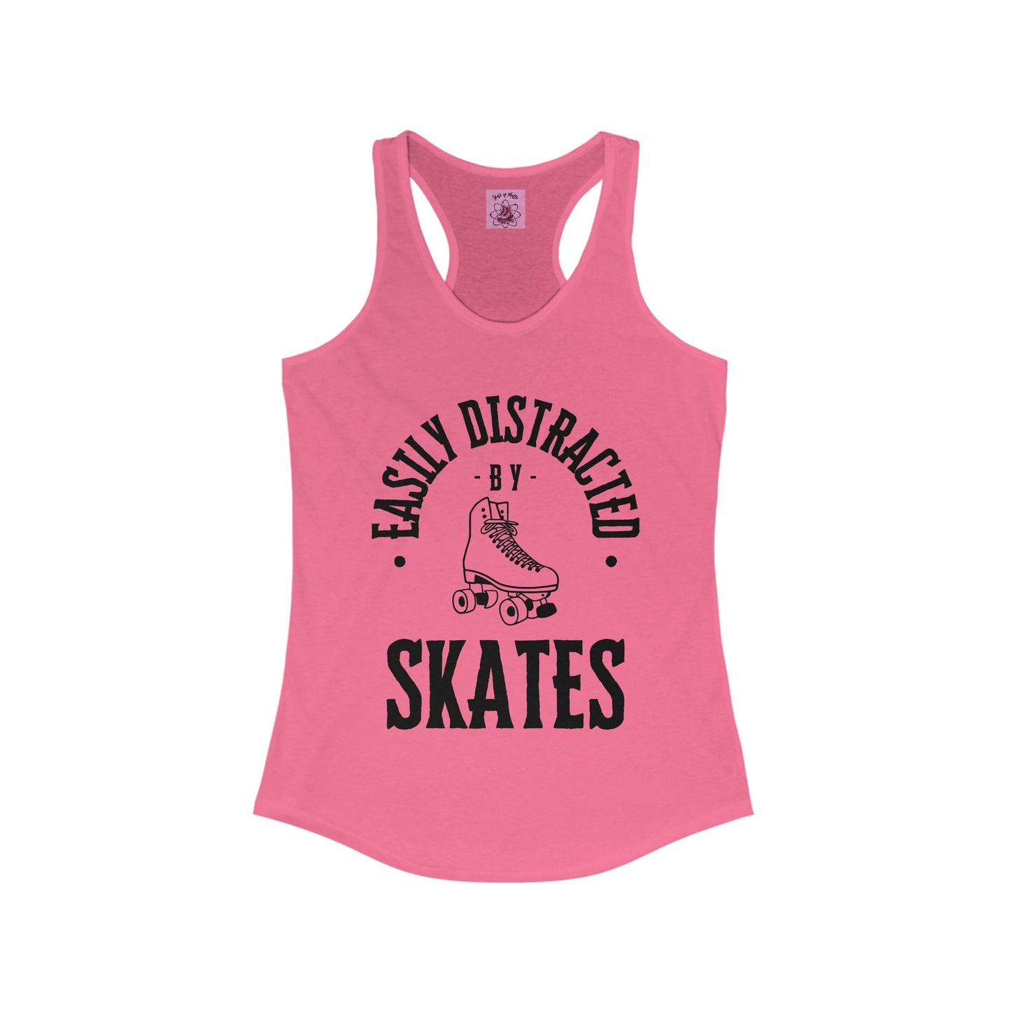 Women's Easily Distracted by Skates Racerback Tank