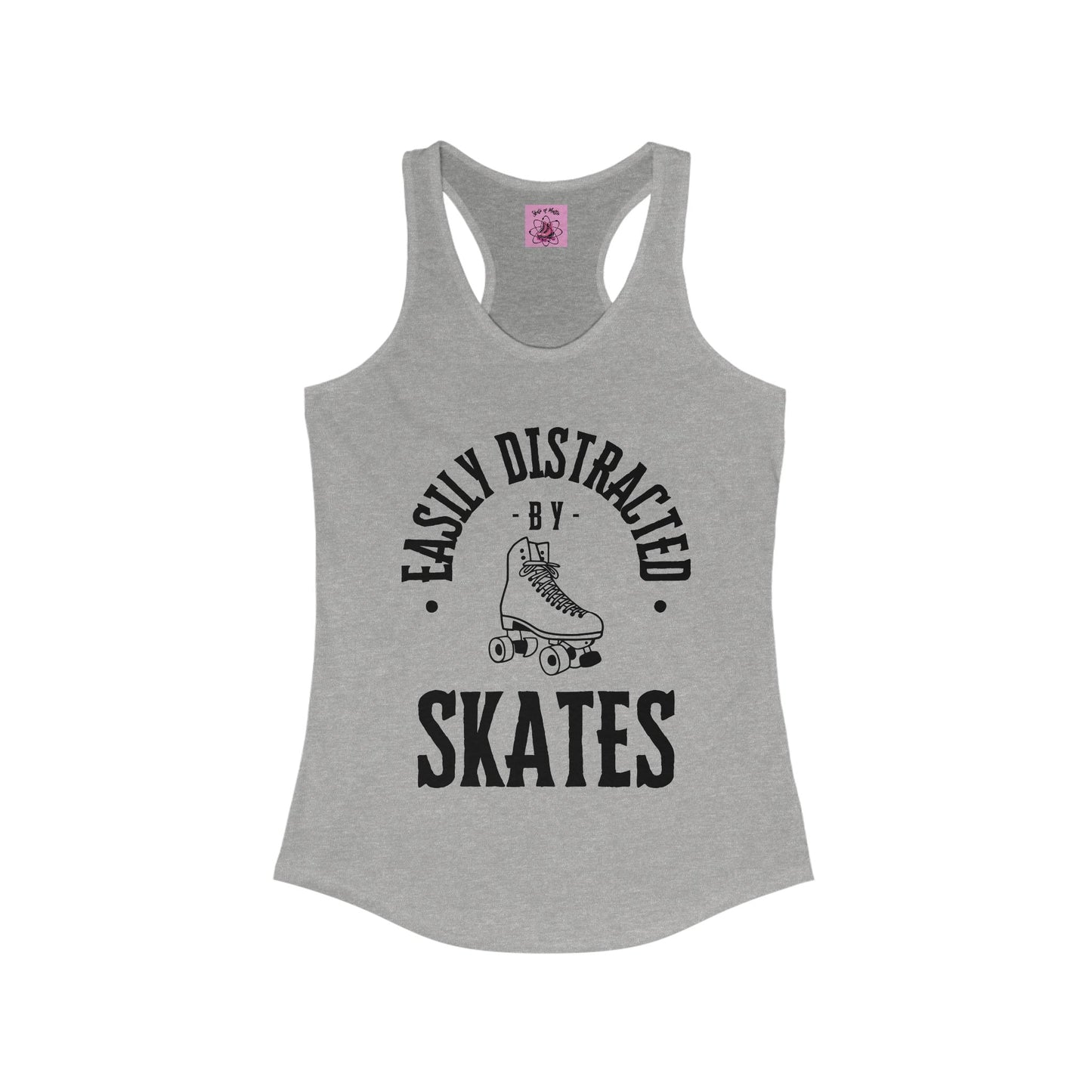 Women's Easily Distracted by Skates Racerback Tank