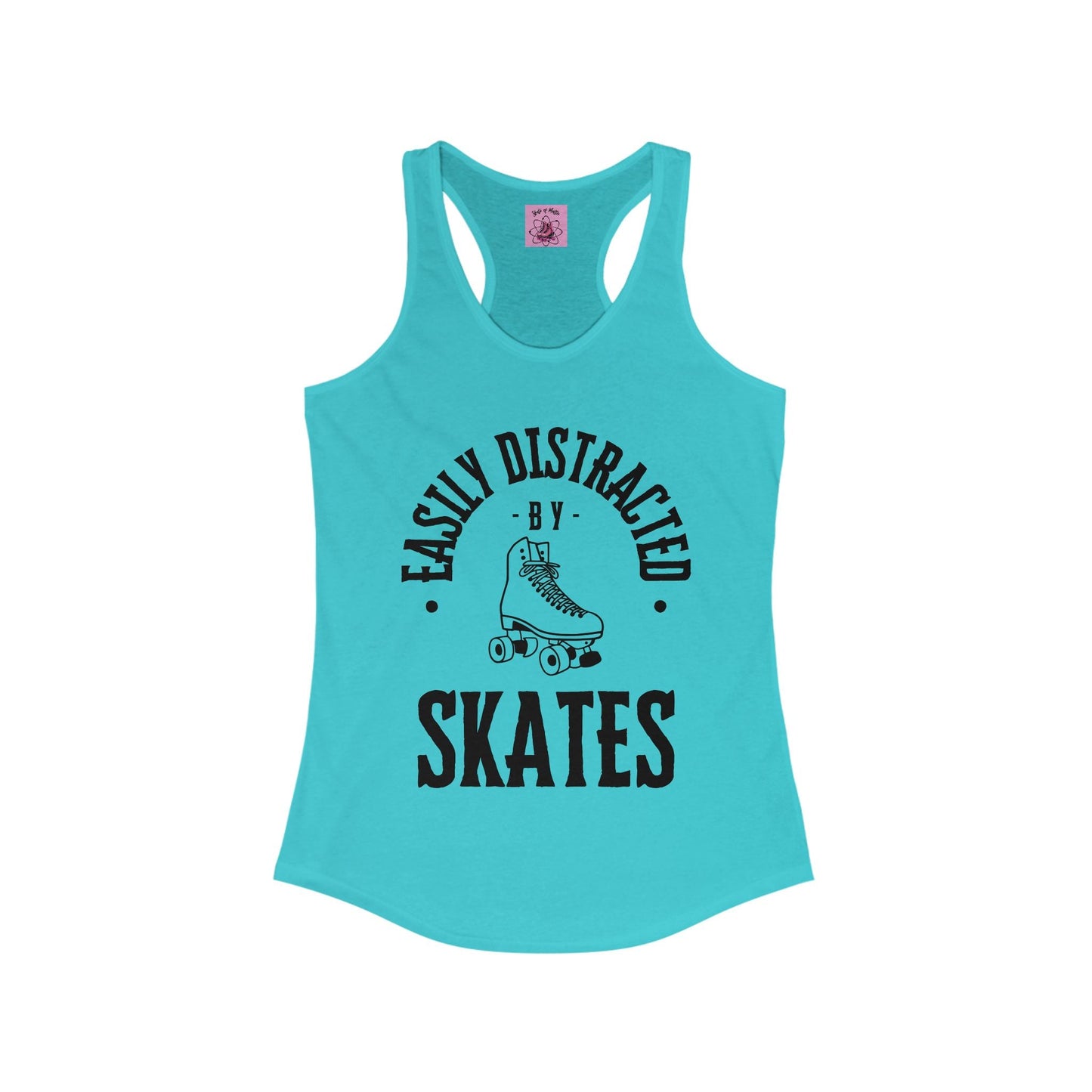 Women's Easily Distracted by Skates Racerback Tank