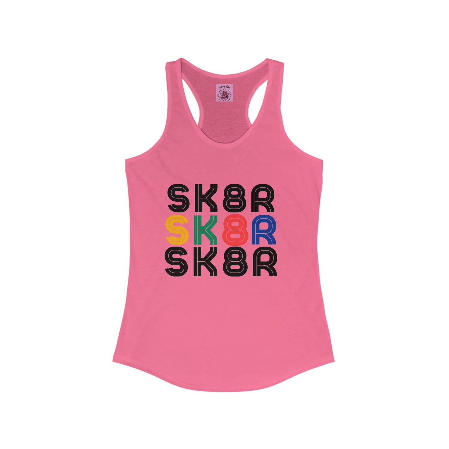 Women's Retro Skater Racerback Tank