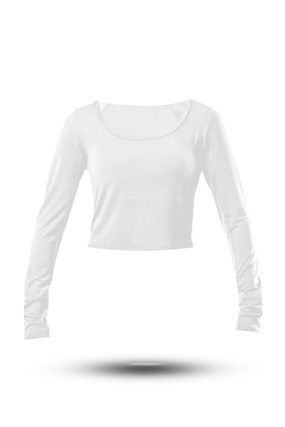 Women's Terra Recovery Arc Long Sleeve Crop (White)