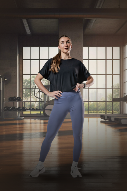 Women's Terra Recovery Drift Crop (Black)