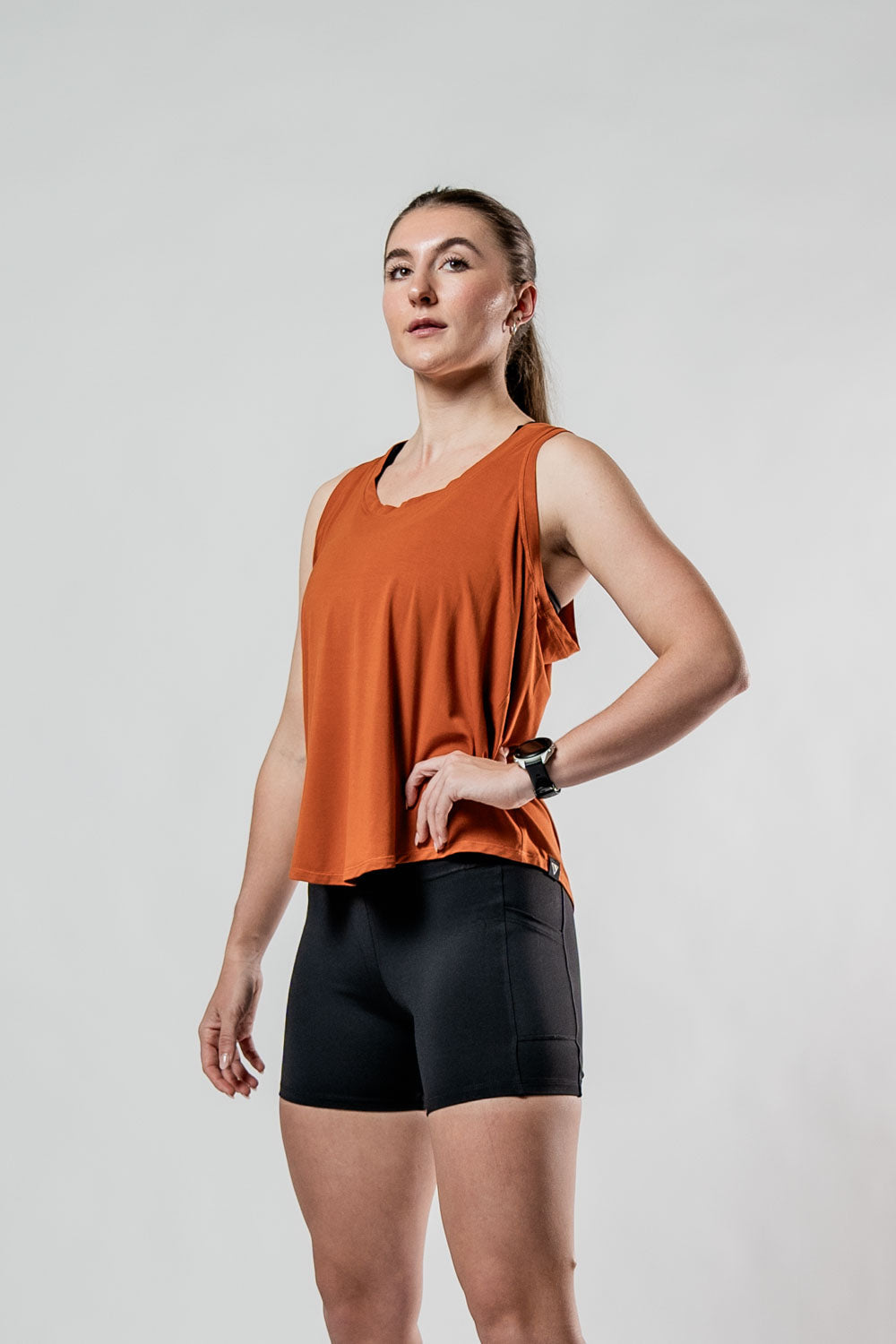 Women's Terra Recovery Halo Tank (Sunfire Clay)