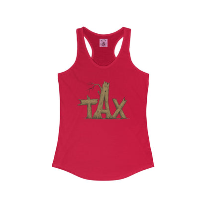 Women's Wood Tax Racerback Tank