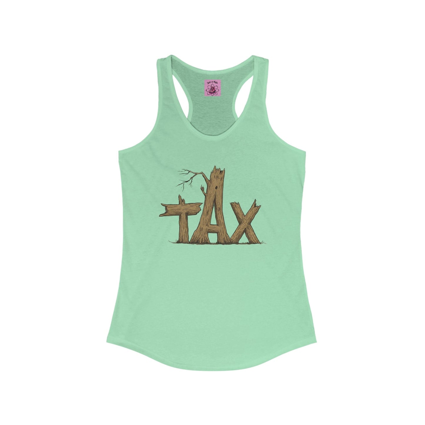 Women's Wood Tax Racerback Tank