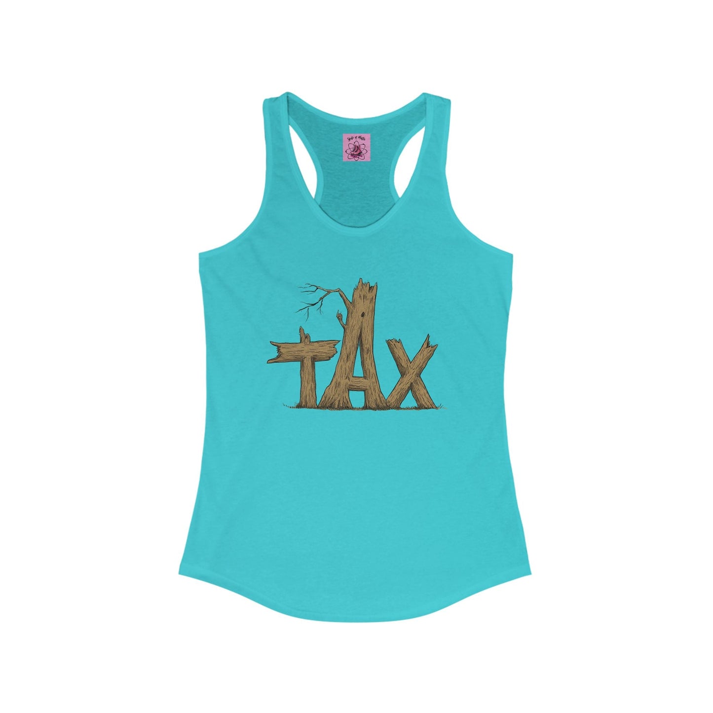 Women's Wood Tax Racerback Tank
