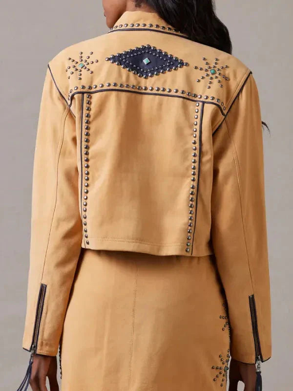 Womens Rodeo Hand Suede Jacket