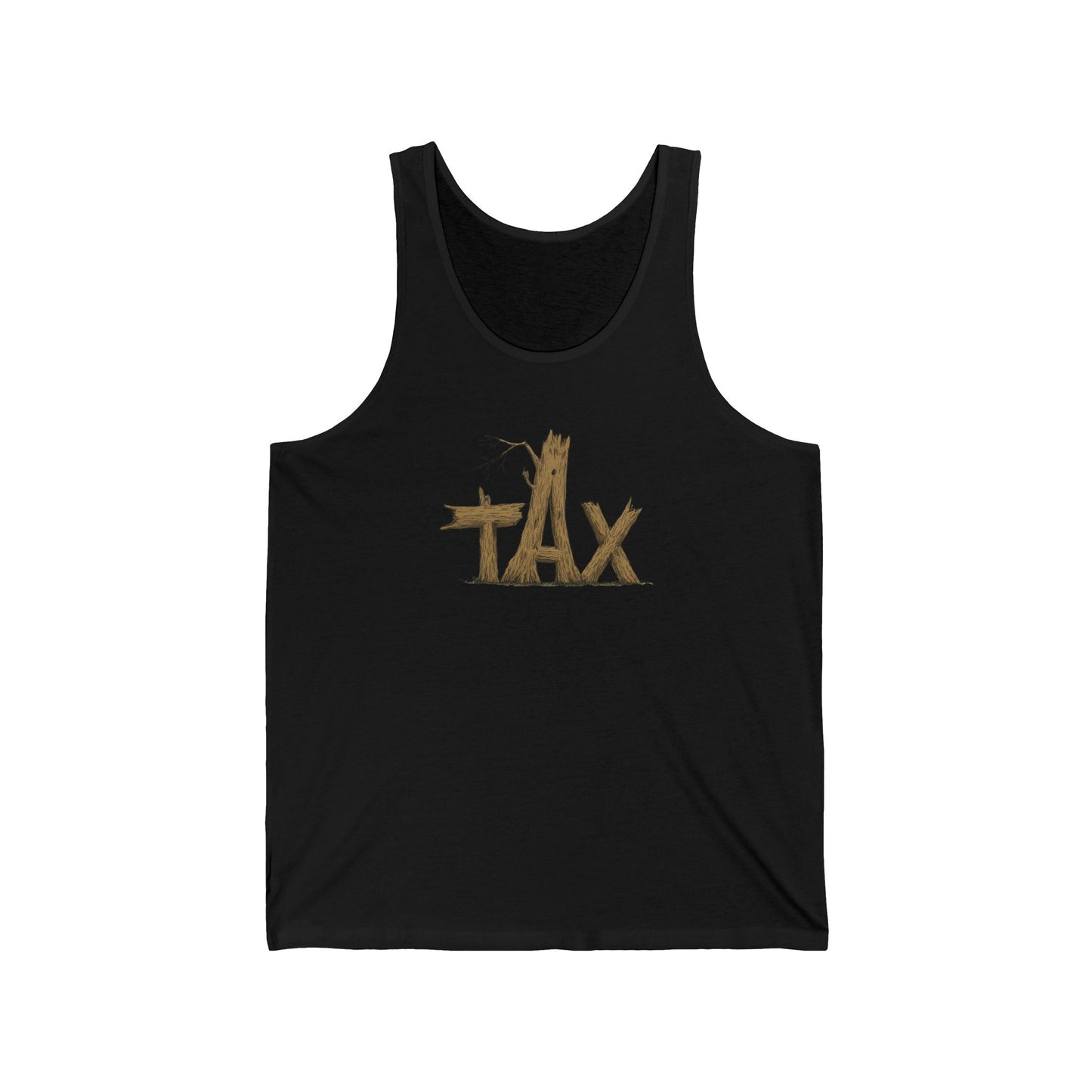 Wood Tax Unisex Tank