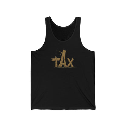 Wood Tax Unisex Tank