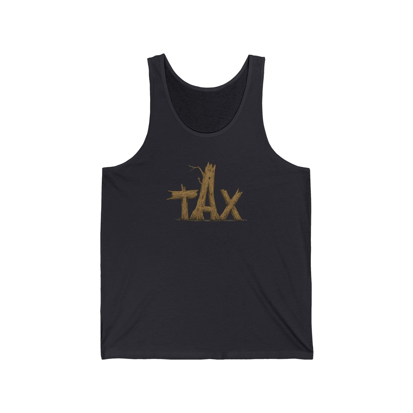 Wood Tax Unisex Tank
