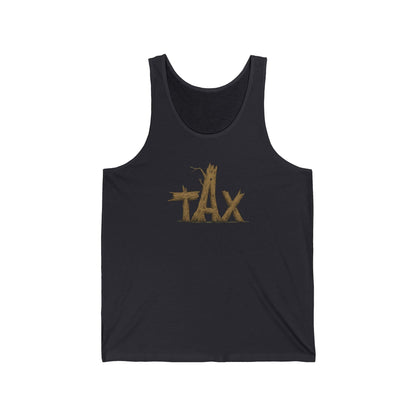 Wood Tax Unisex Tank