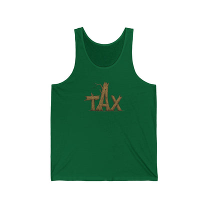 Wood Tax Unisex Tank