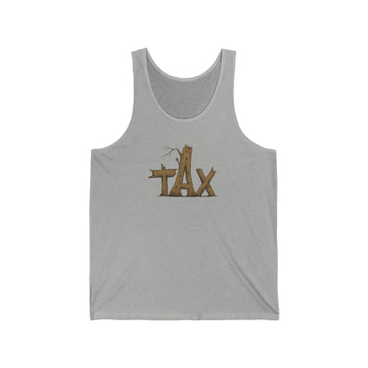 Wood Tax Unisex Tank