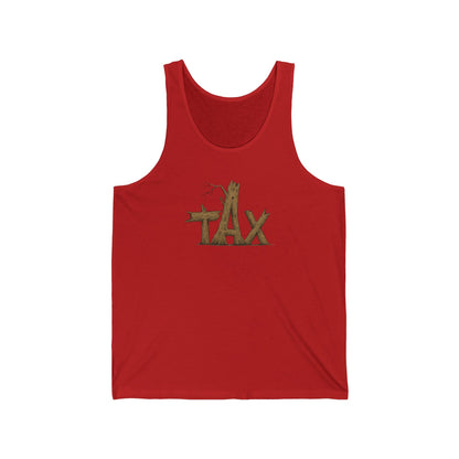 Wood Tax Unisex Tank