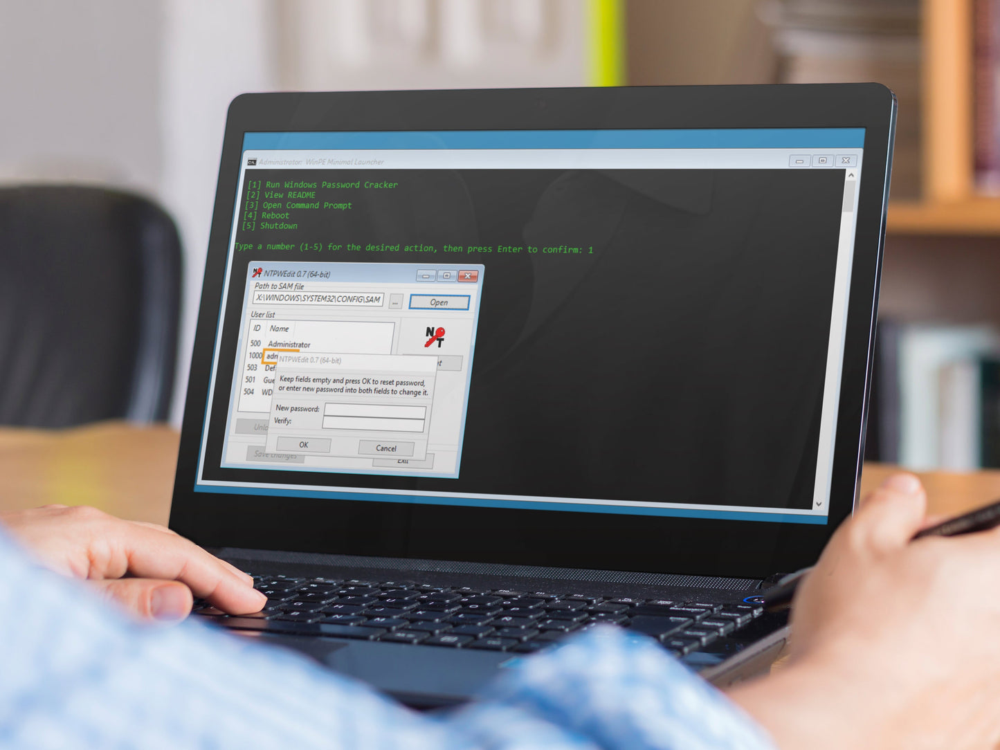 Windows & Linux Password Reset USB – Bootable System Access & Recovery Tool