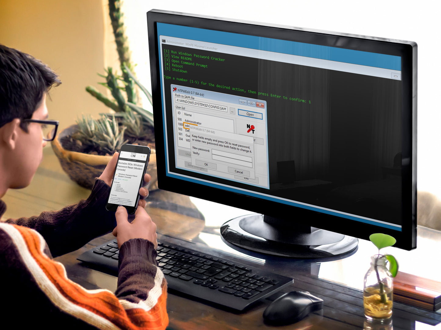 Windows & Linux Password Reset USB – Bootable System Access & Recovery Tool