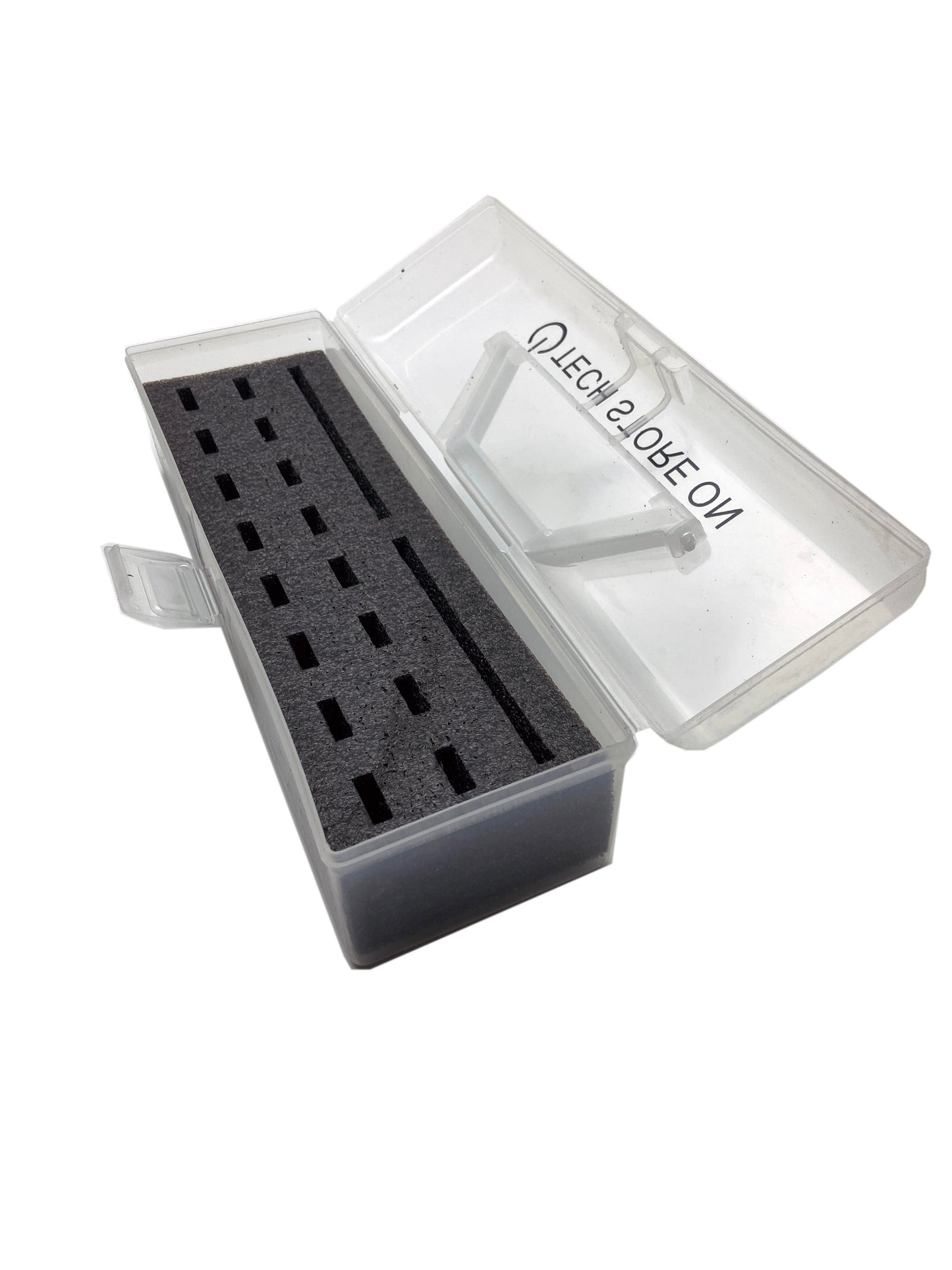 USB Drive Organizer Case (Plastic – 24 Slots with Handle) – Shockproof Antistatic Storage Box