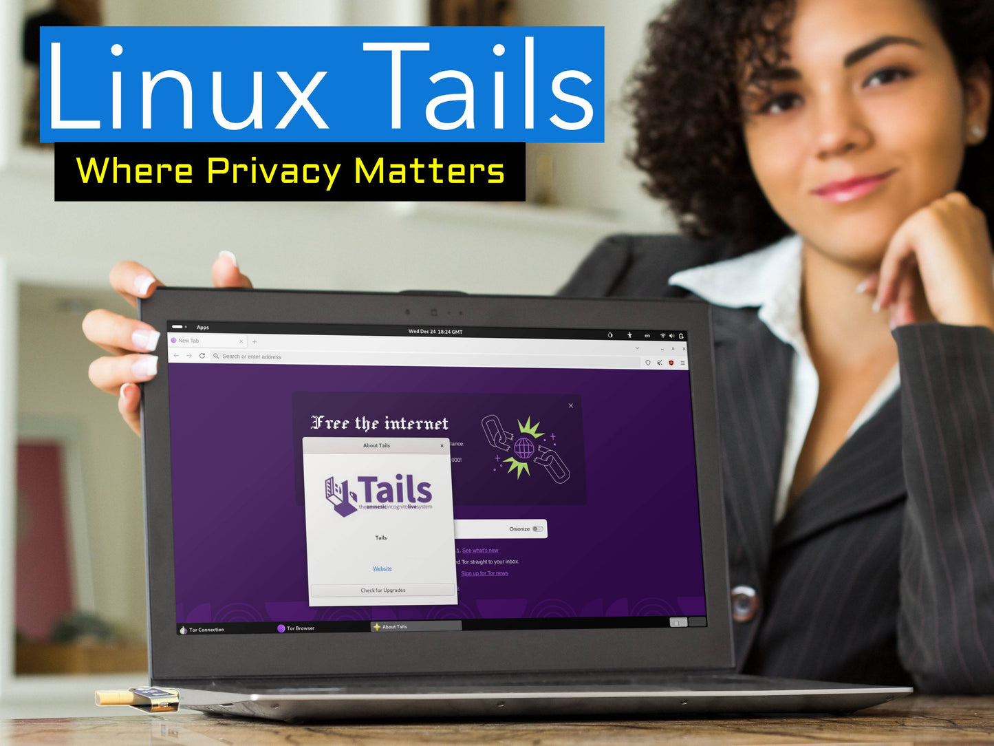Linux Tails Bootable USB [8-32GB] – Anonymous Internet Access & Privacy-Focused Operating System - Triathlete Store