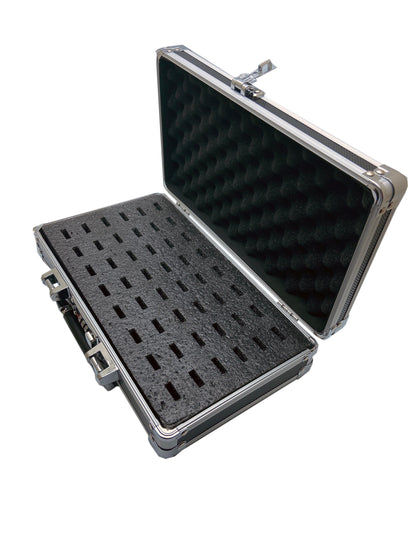 Aluminum USB Drive Organizer Case (48 Slots with Handle) – Shockproof Antistatic Storage Box