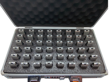 Aluminum USB Drive Organizer Case (48 Slots with Handle) – Shockproof Antistatic Storage Box