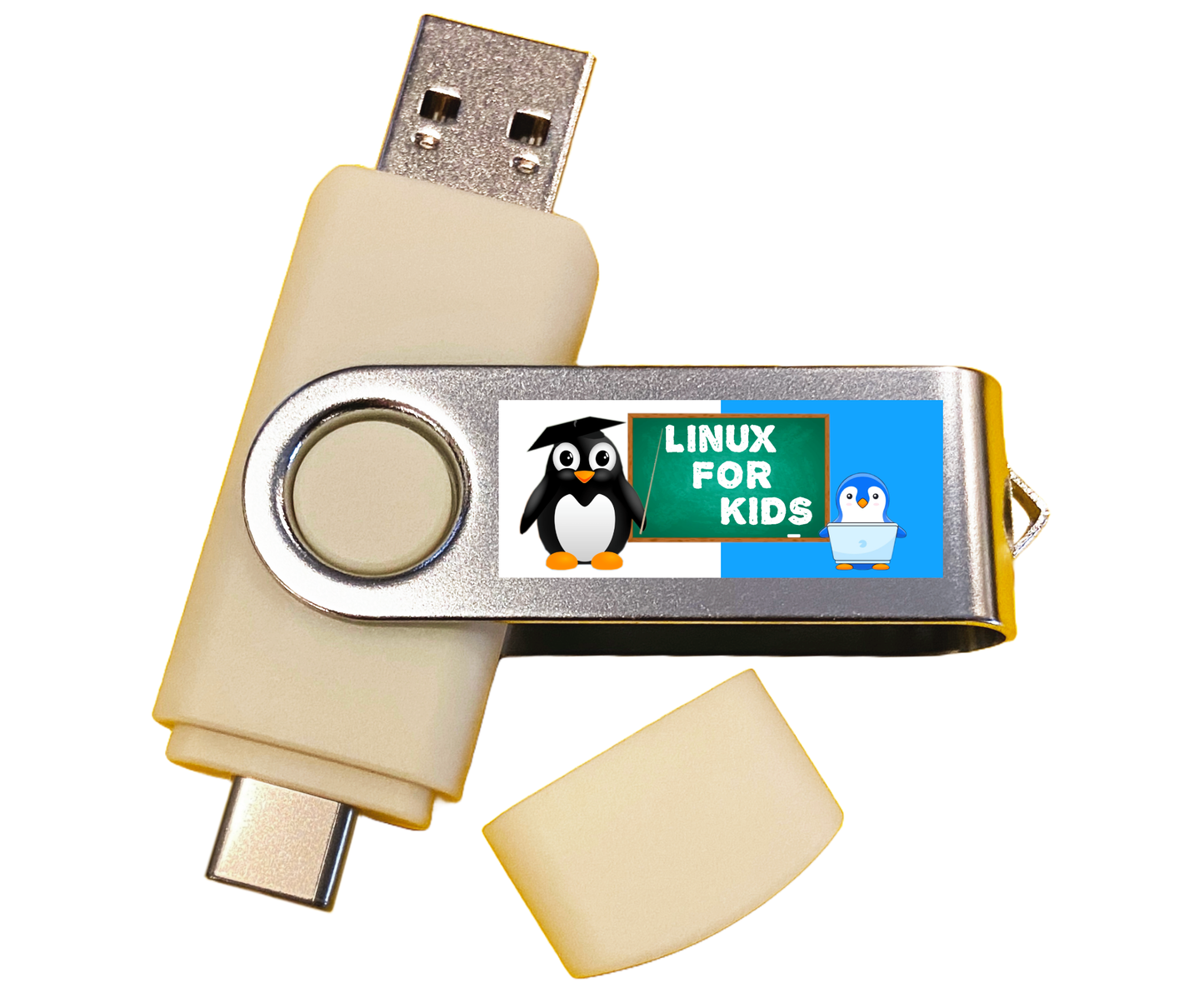 Linux for Kids Bootable USB – Educational Zorin OS with STEM & Learning Apps [32GB]