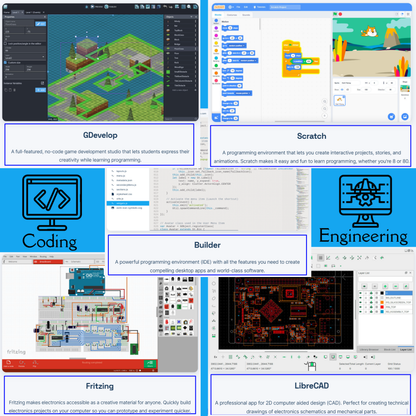 Linux for Kids Bootable USB – Educational Zorin OS with STEM & Learning Apps [32GB]