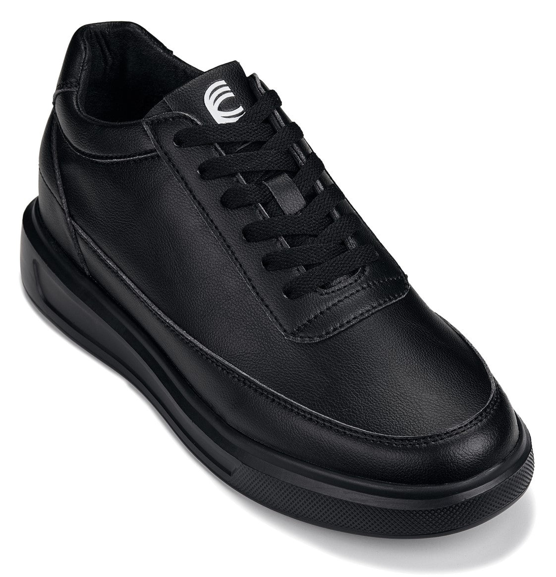 CALTO - X1646 - 2.8 Inches Taller (Pitch Black) - Lightweight Sneakers - Triathlete Store