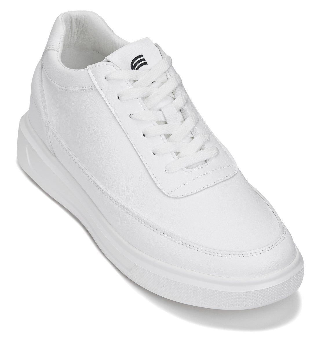 CALTO - X1647 - 2.8 Inches Taller (Pure White) - Lightweight Sneakers - Triathlete Store