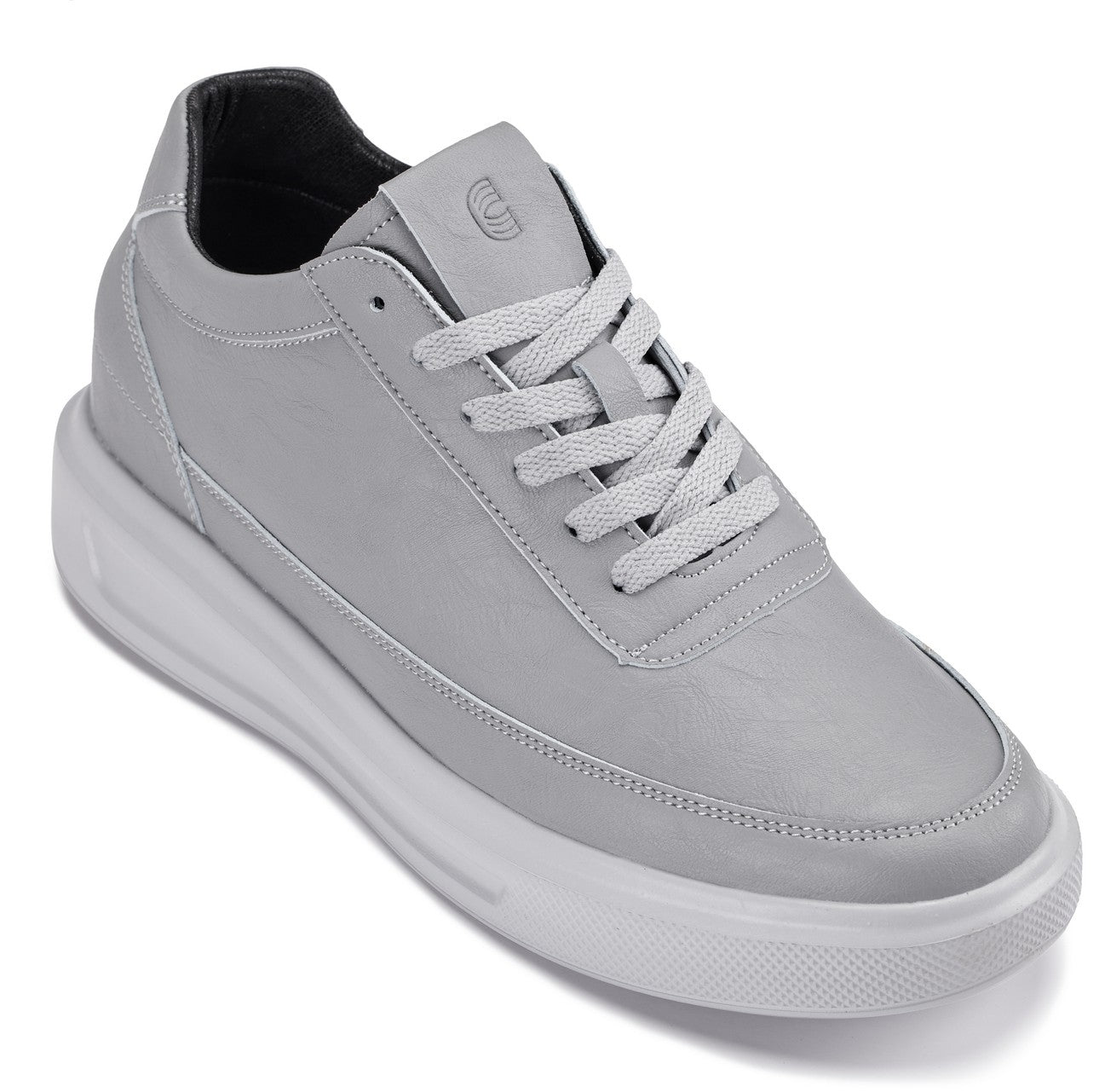 CALTO - X1648 - 2.8 Inches Taller (Pewter Grey) - Lightweight Sneakers - Triathlete Store