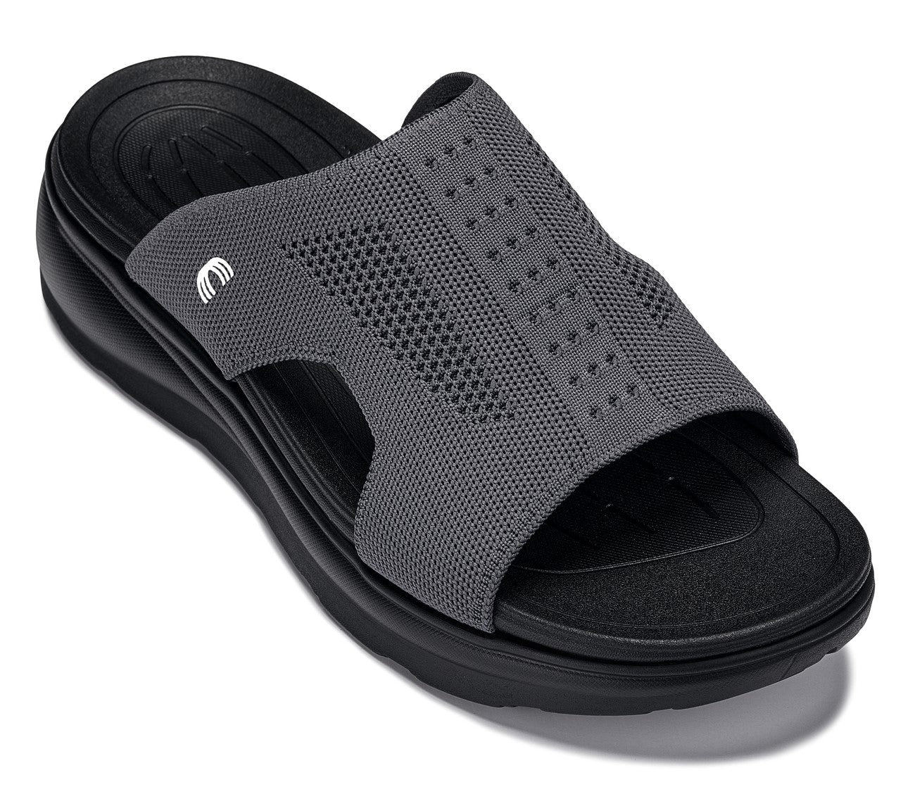 CALTO - X1658 - 2 Inches Taller (Black/Knitted Dark Gray) - Triathlete Store