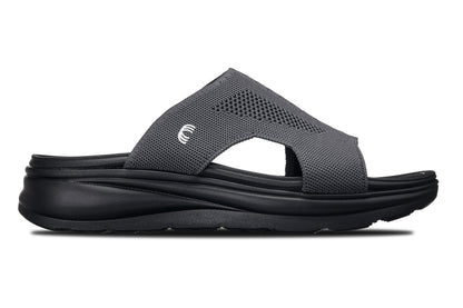 CALTO - X1658 - 2 Inches Taller (Black/Knitted Dark Gray) - Triathlete Store