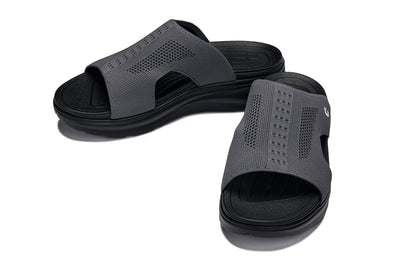 CALTO - X1658 - 2 Inches Taller (Black/Knitted Dark Gray) - Triathlete Store