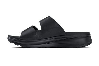 CALTO - X1660 - 2 Inches Taller (Black Buckle) - Dual Adjustable Buckle Sandal - Triathlete Store