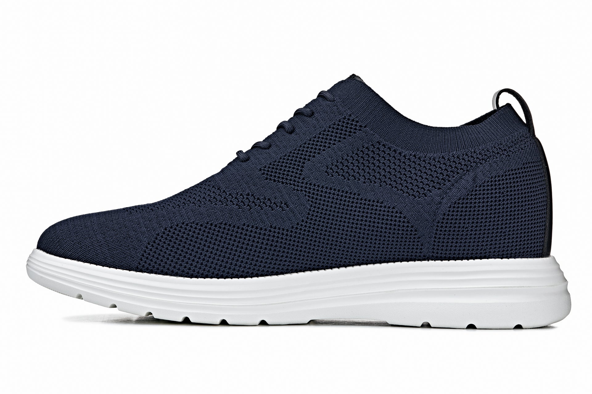CALTO - X2634 - 2.8 Inches Taller (Night Blue) - Lace Up Casual Walker - Lightweight - Triathlete Store
