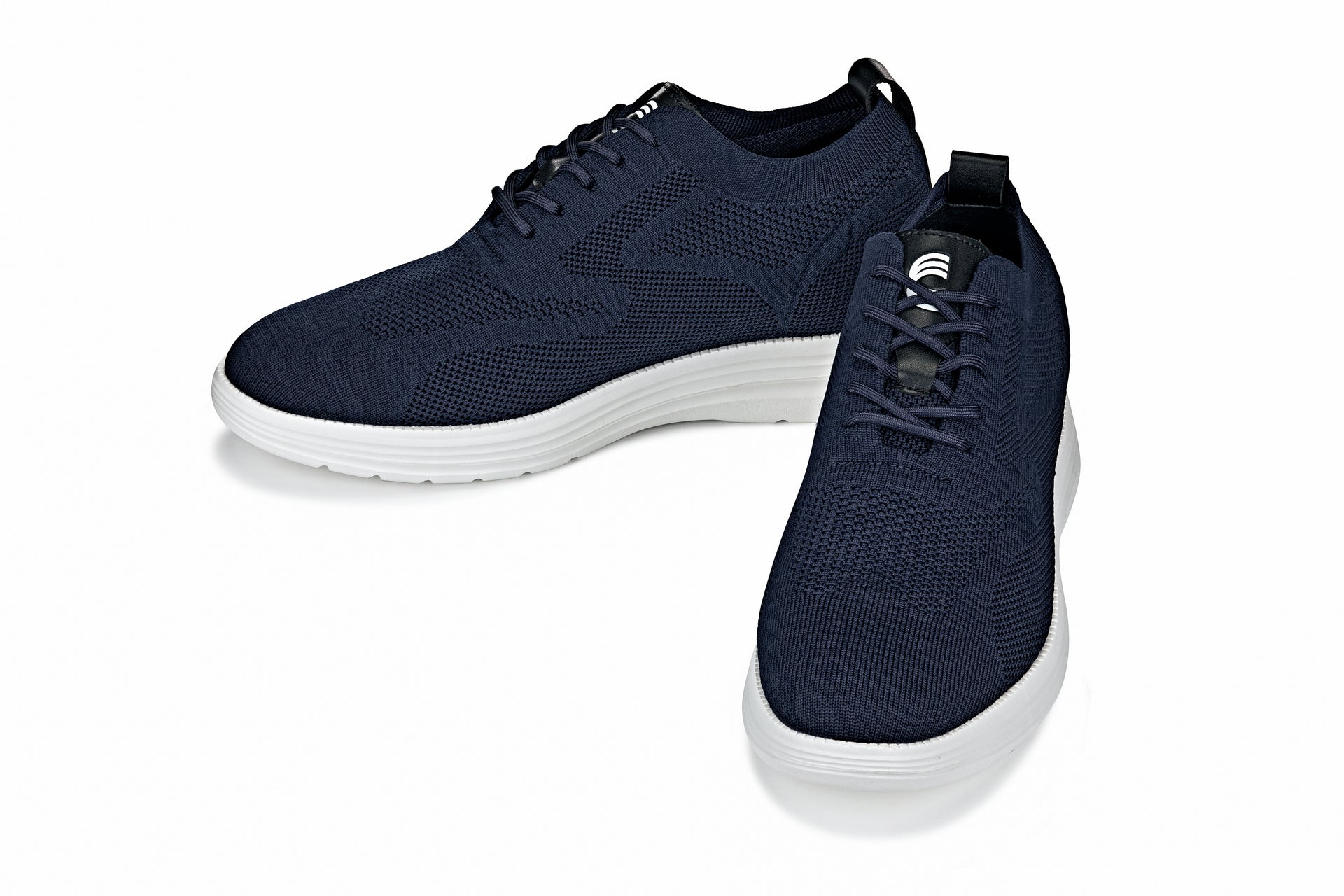 CALTO - X2634 - 2.8 Inches Taller (Night Blue) - Lace Up Casual Walker - Lightweight - Triathlete Store
