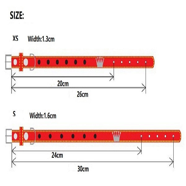 Handmade Calf Leather Pet Collar Dog Collar Elegant Turquoise