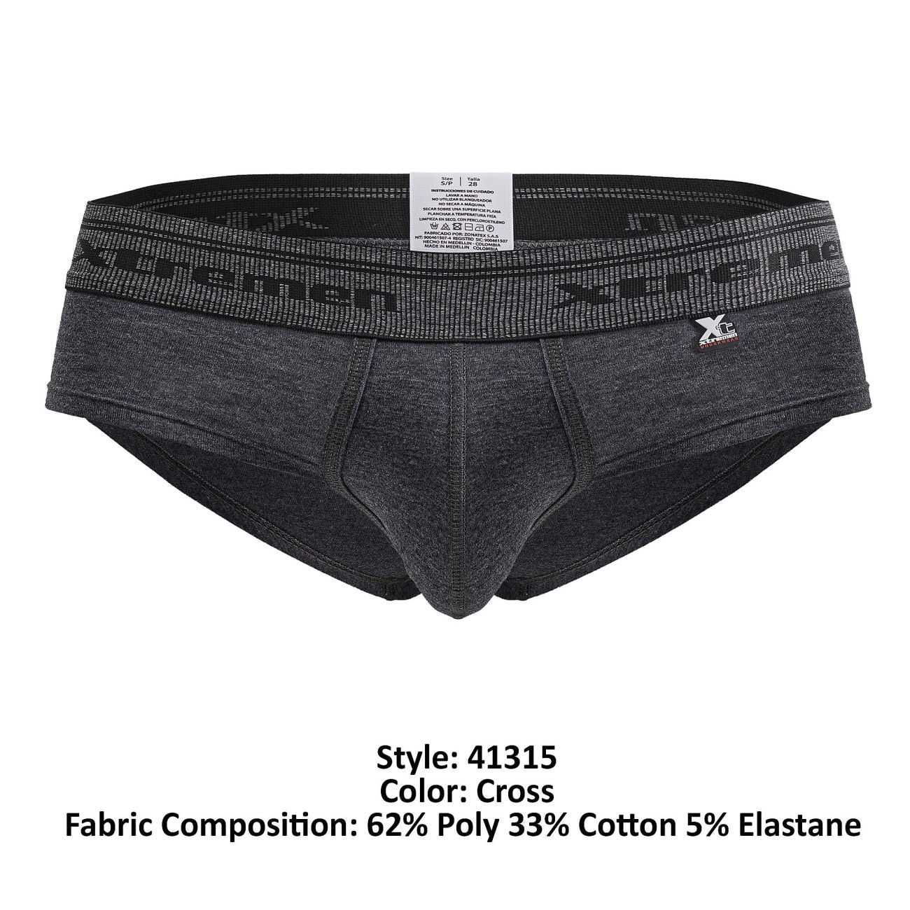 Xtremen 41315 Cotton Blend Briefs Color Cross