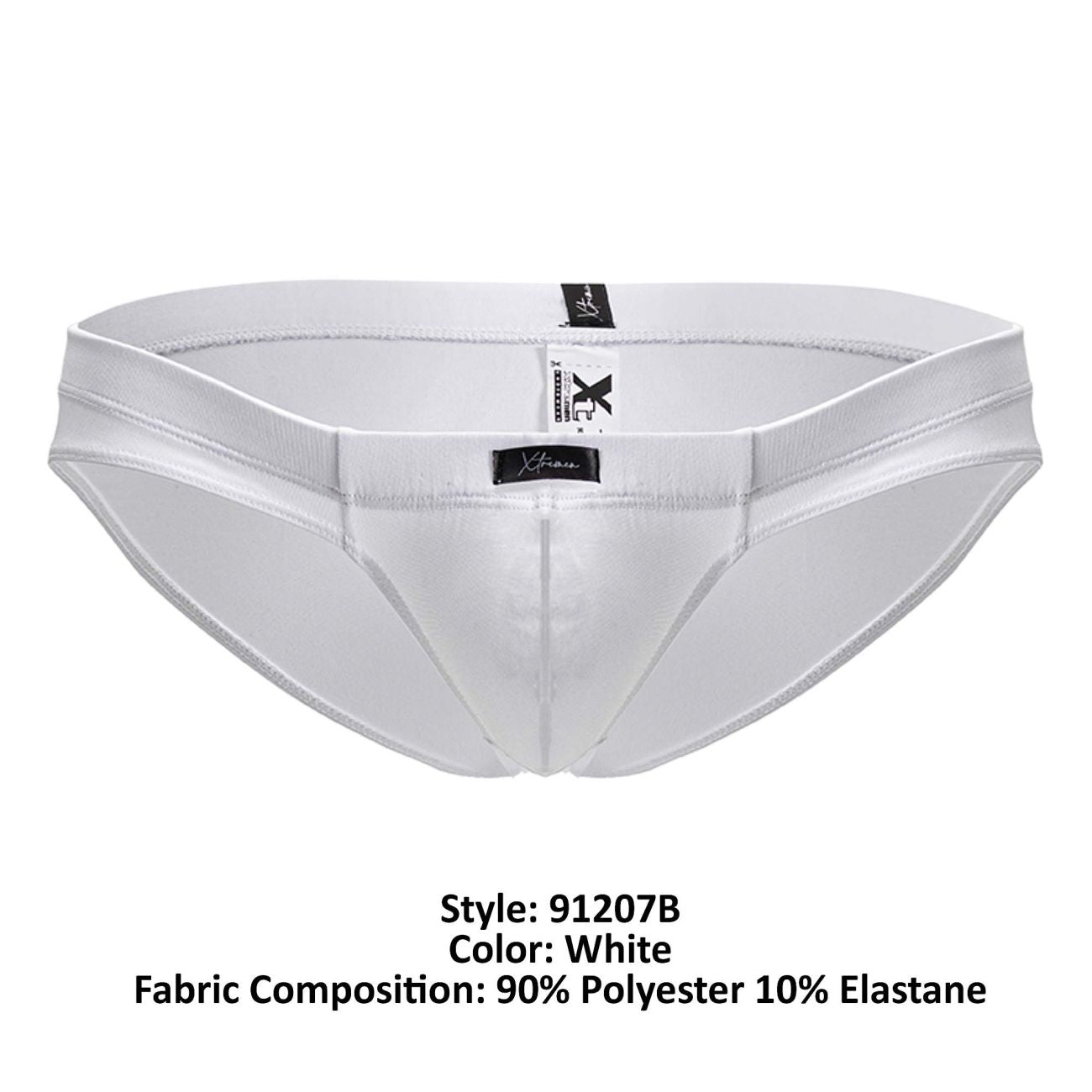 Xtremen 91207B Microfiber Briefs Color White