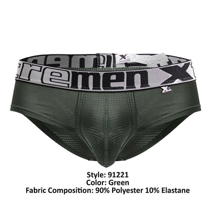 Xtremen 91221 Microfiber Briefs Color Green