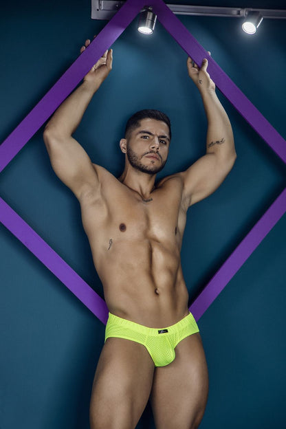Xtremen 91227 Microfiber Briefs Color Neon Green