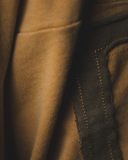 "GOLDEN WHEAT" PANELED OVERSIZED JERSEY
