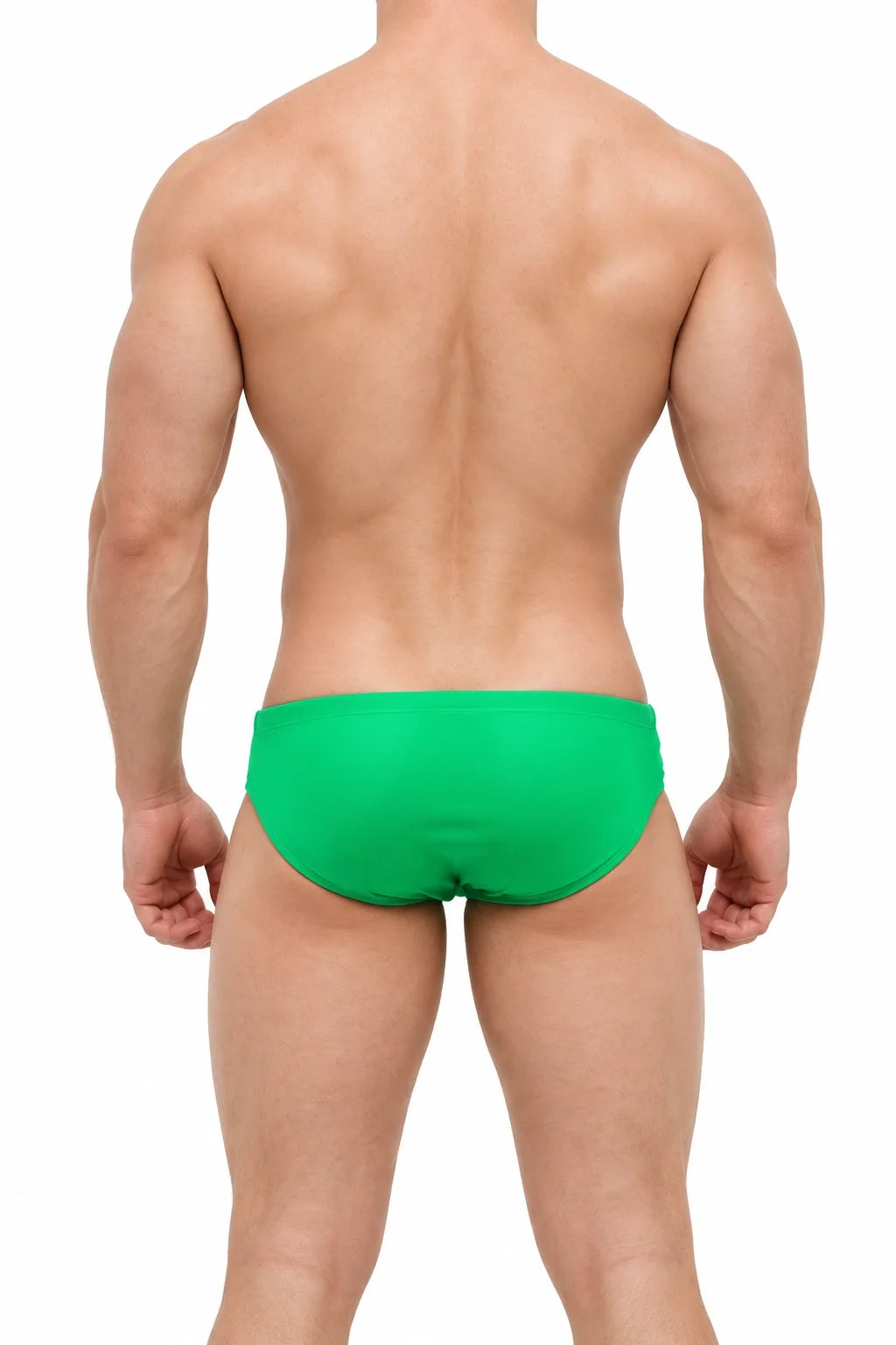Sexy Low-Rise Swim Briefs for Men with Hollow Design