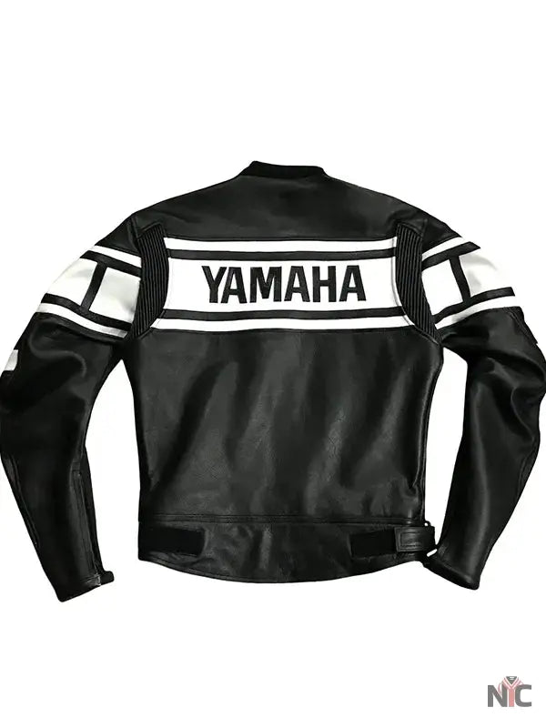 Yamaha Motorcycle Black Leather Jacket