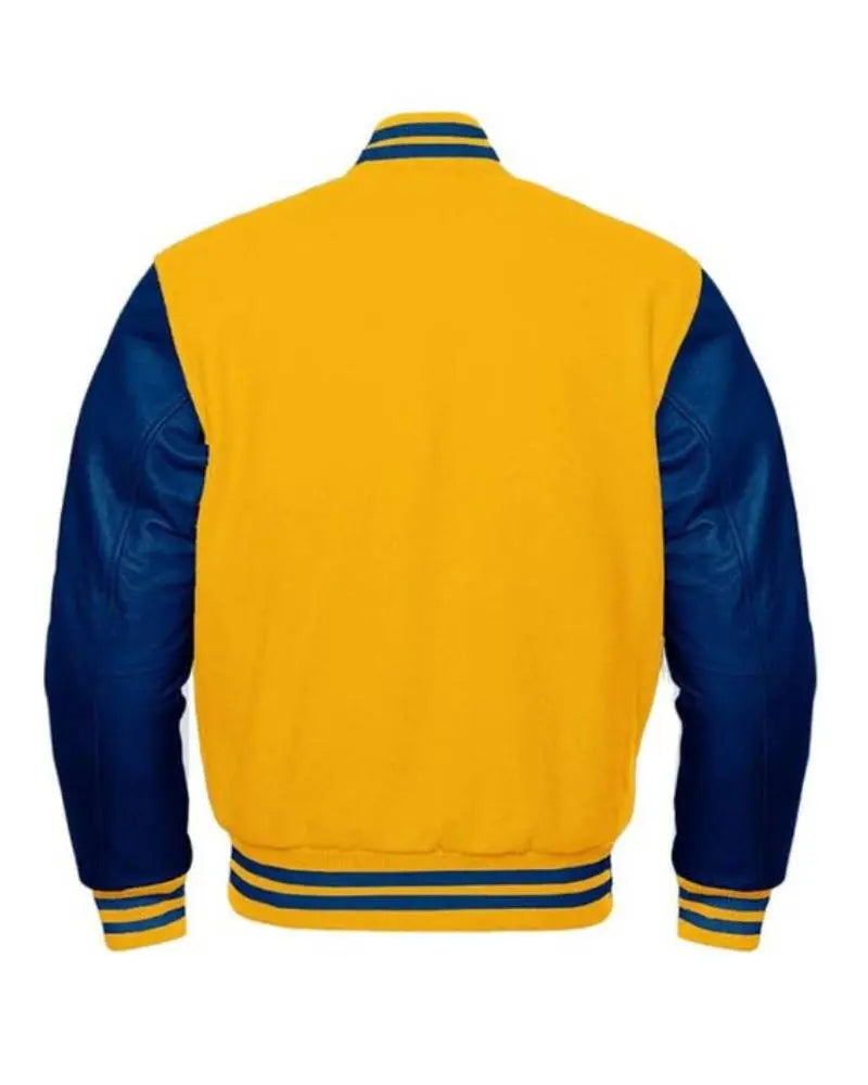 Yellow And Blue Varsity Jacket