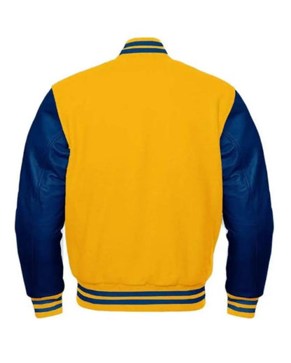 Yellow And Blue Varsity Jacket