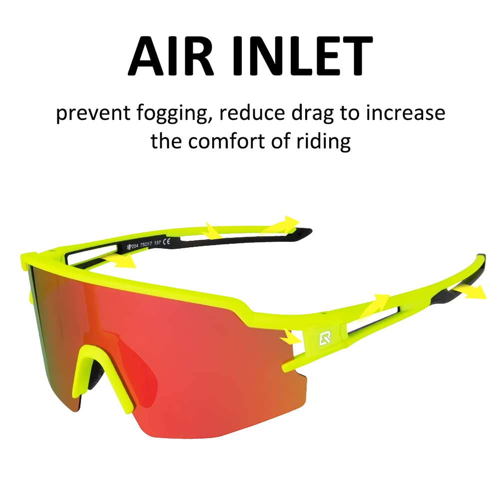 ROCKBROS-Ultralight Polarised Sports Sunglasses 22g