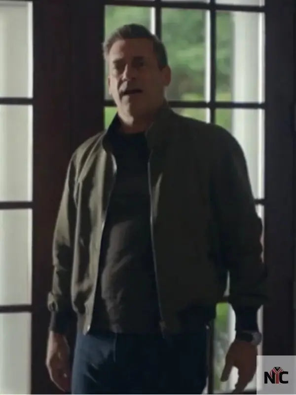 Your Friends and Neighbors Jon Hamm Brown Bomber Jacket