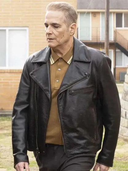 Yul Vazquez Will Trent S03 Black Leather Jacket