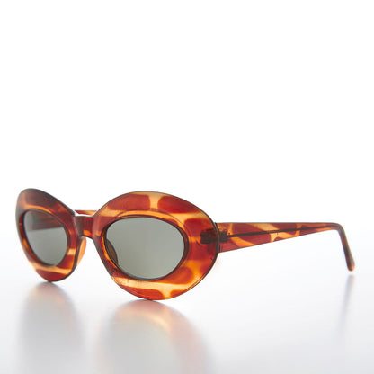 Chunky Retro 60s Cat Eye Vintage Sunglass - Zana